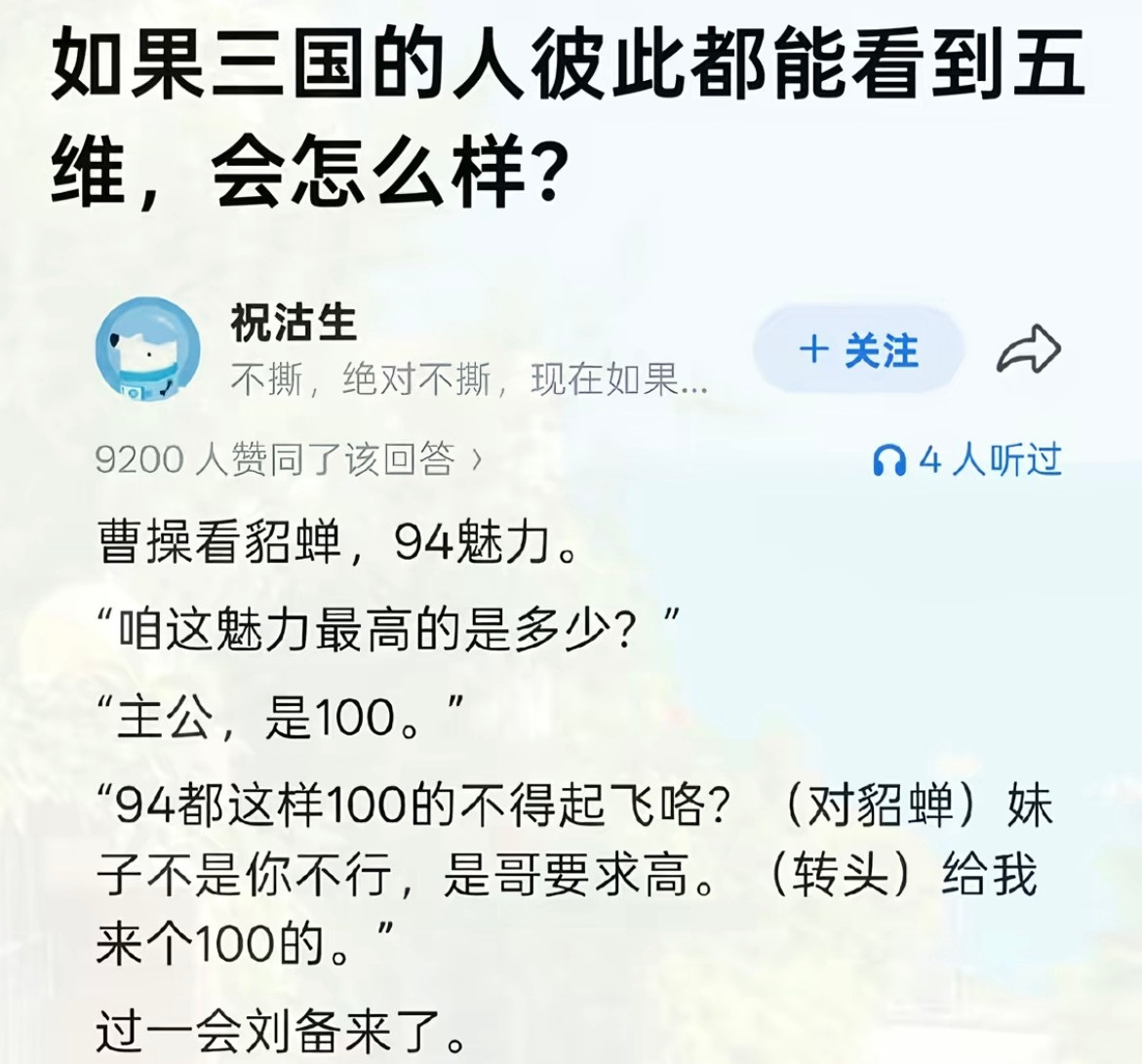 稍许沉默后曹操：天下英雄为使君与操尔