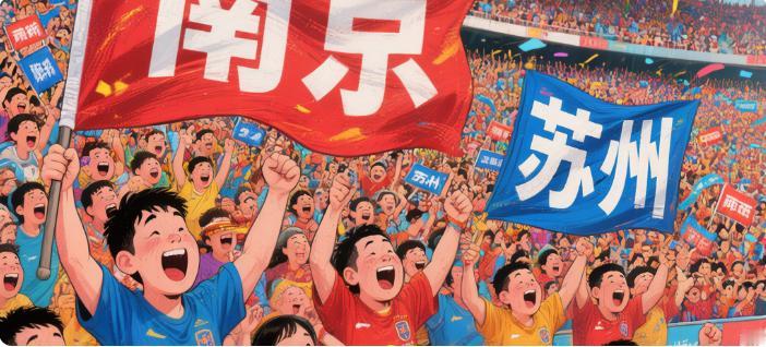 ⚽苏超火了，13座城市的男人们终于找到了新的"战场"老张最近有点"背叛"他老