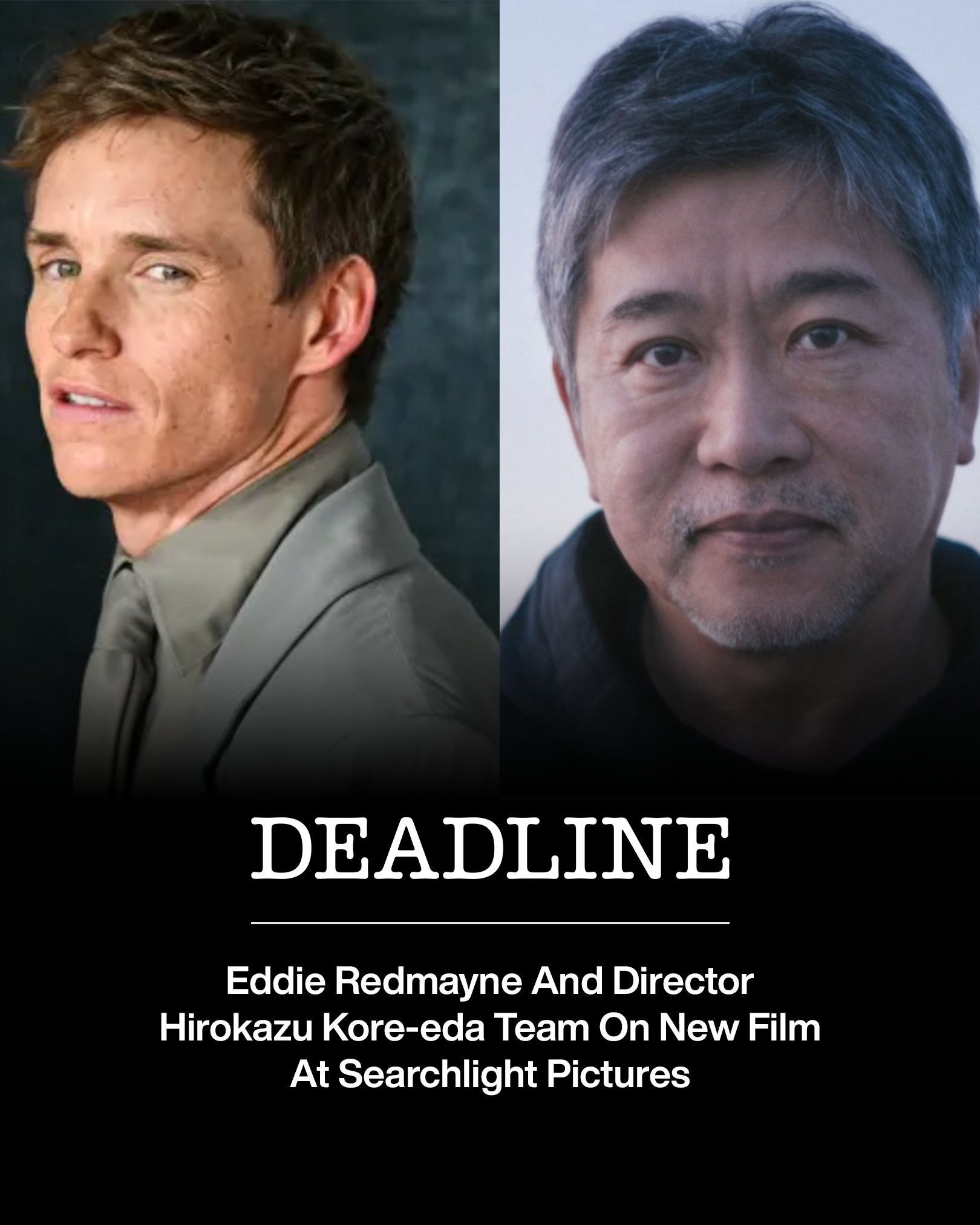 探照灯影业宣布，将与导演是枝裕和合作其下一部英语新作。曾凭借《万物理论》斩获奥斯