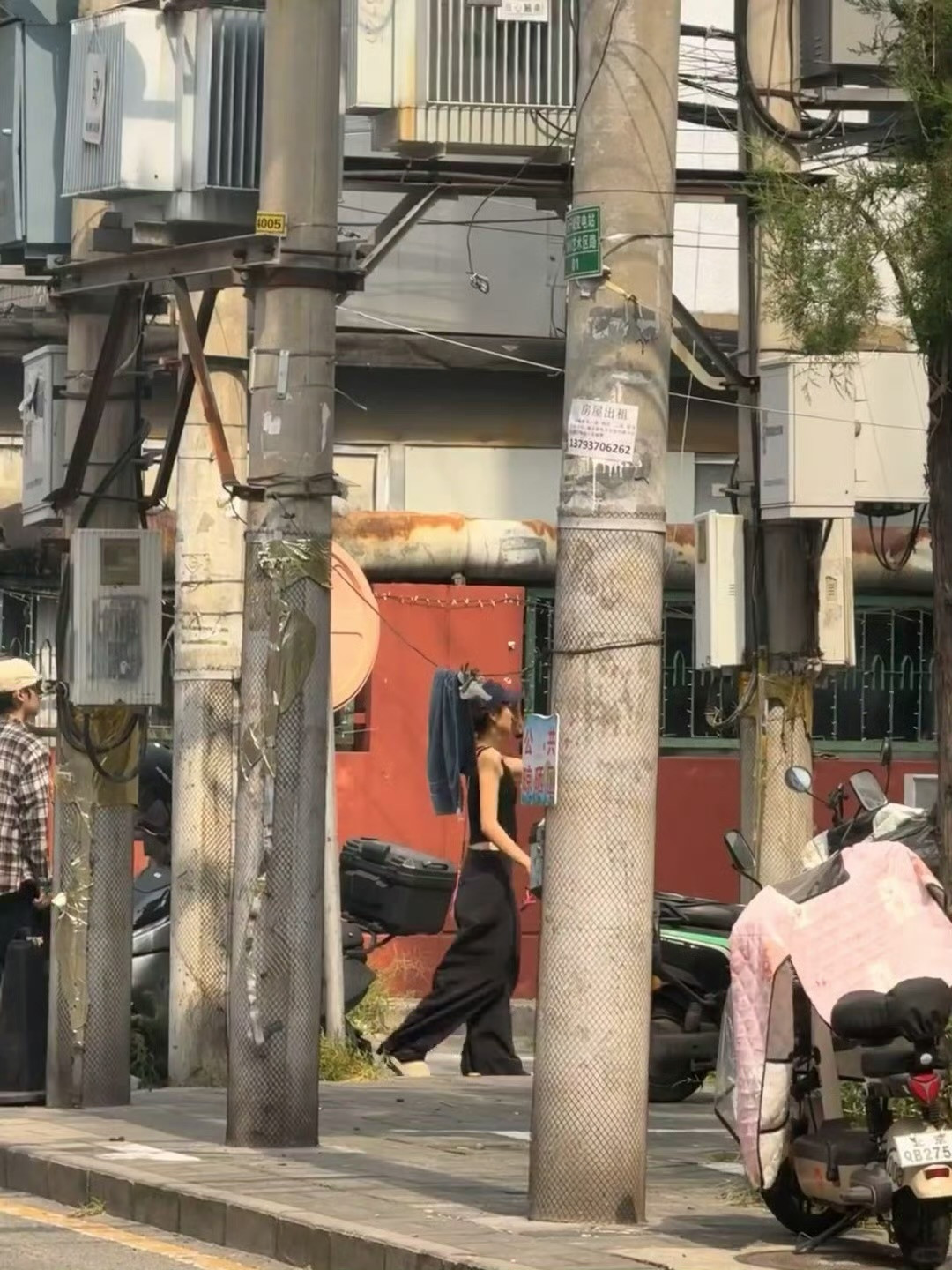 网友偶遇孙千遛狗腊肠狗：原来我才是那个行走的防伪标识啊🌭哈哈哈哈哈好