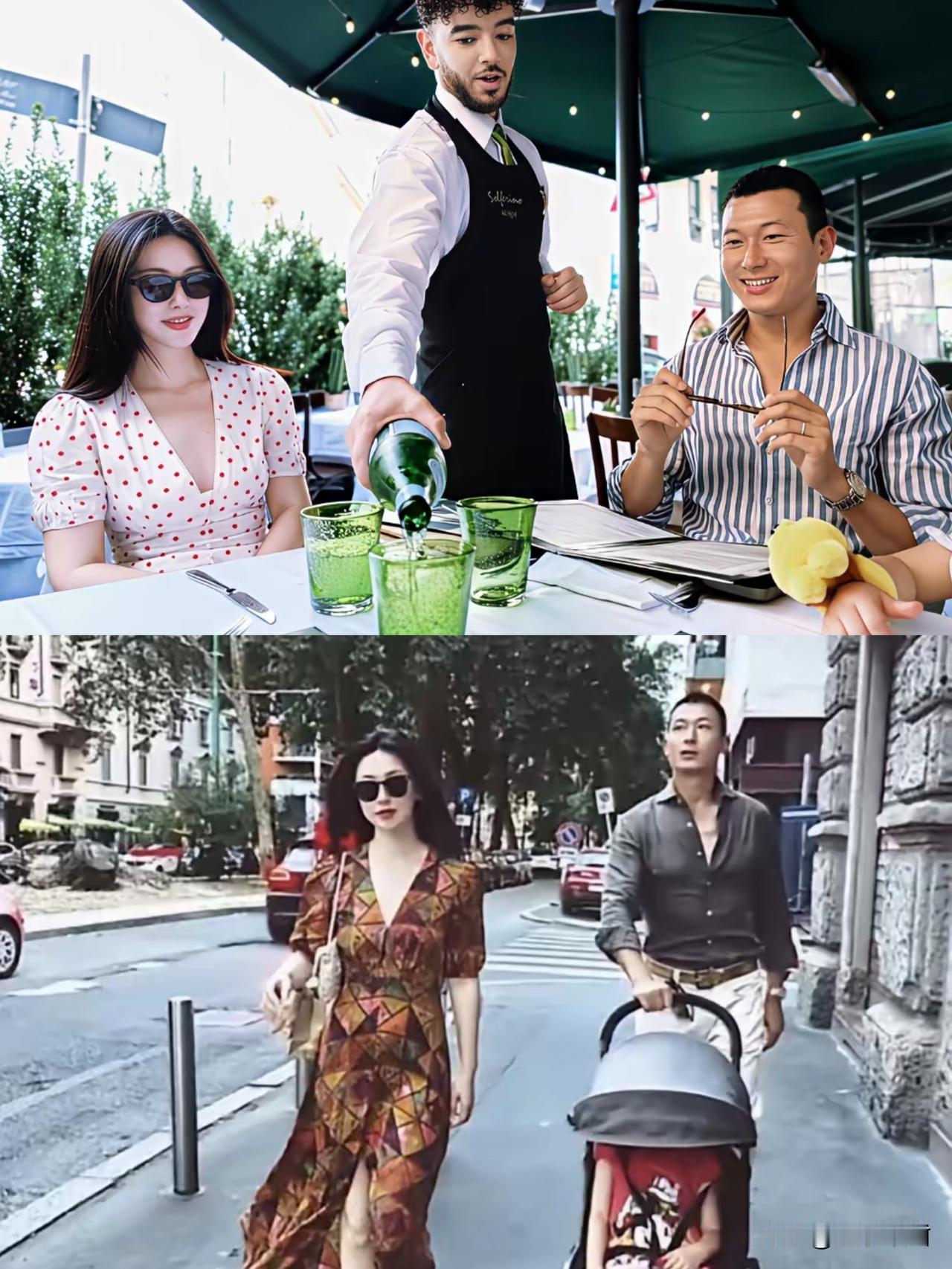 当年跟法拉利继承人谈恋爱被骂拜金。转头嫁了个圈外人，骑着小电驴逛胡同。朱