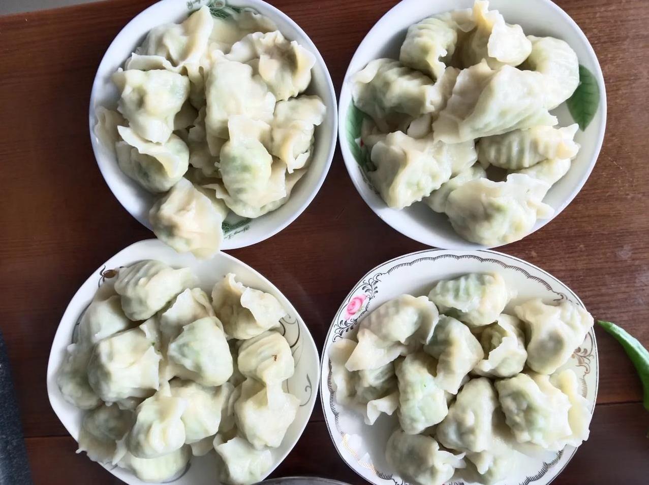 明天出发去看女儿，行程几千里，坐火车。怕早晨时间紧张，今天就把上车的饺子吃了。