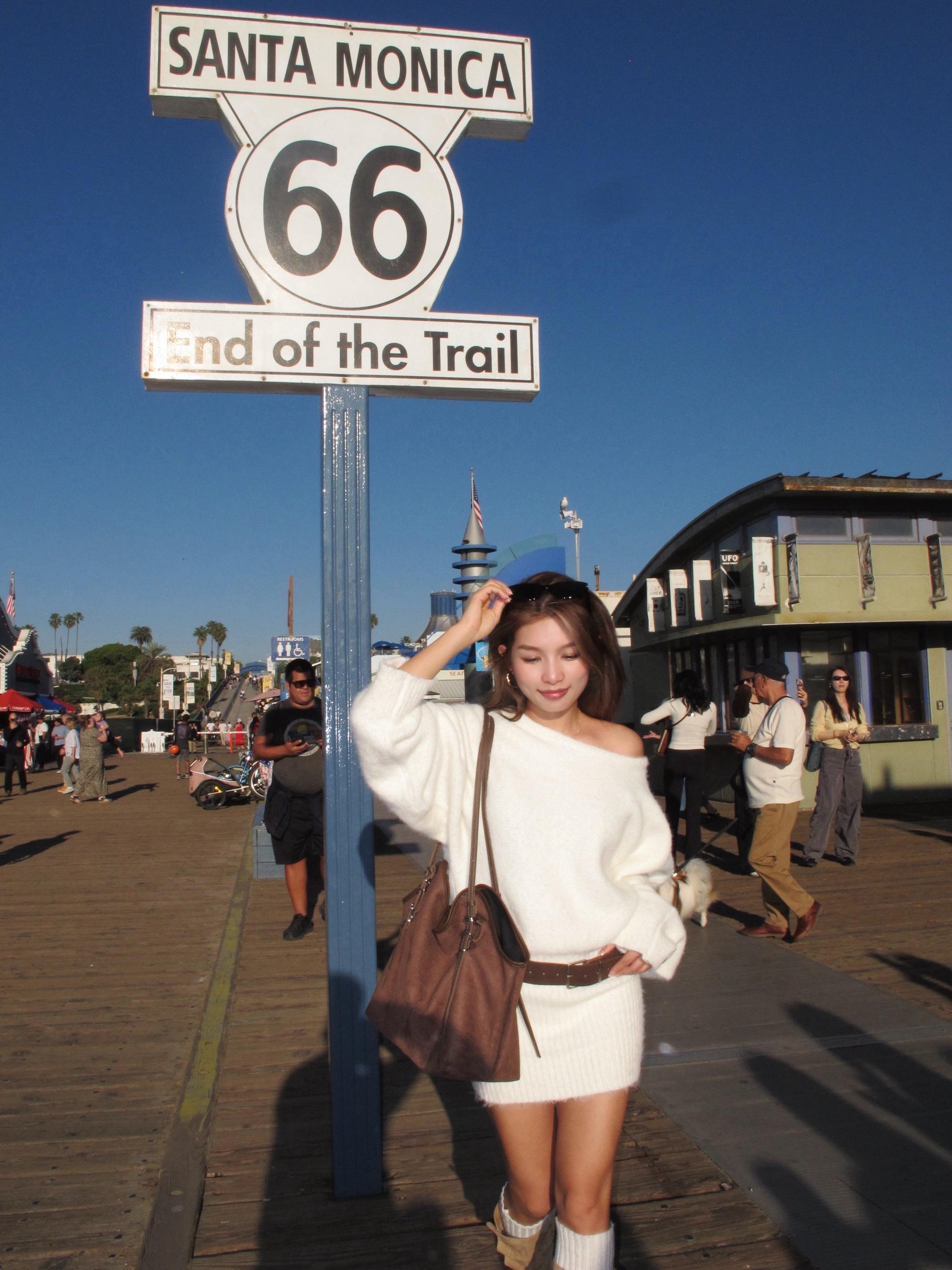 来自Santa Monica的阳光 LA的天气太好太舒服了