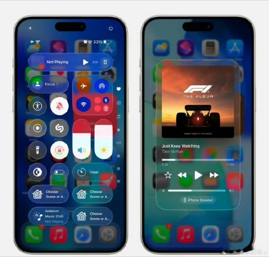 iOS26新特性这次变化确实挺大截屏时，苹果用户截图更完整了底部小横条在多数情况