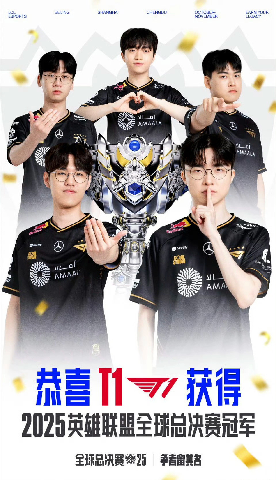 Faker还在夺冠，大家的青春还在继续吗。[比心][比心]正是闯的年