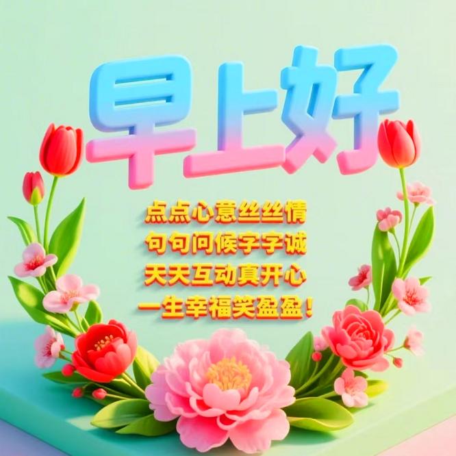清晨送祝福，健康更舒心。人生不求满分，但求满足。生命不求富贵，但求平安。愿我身边