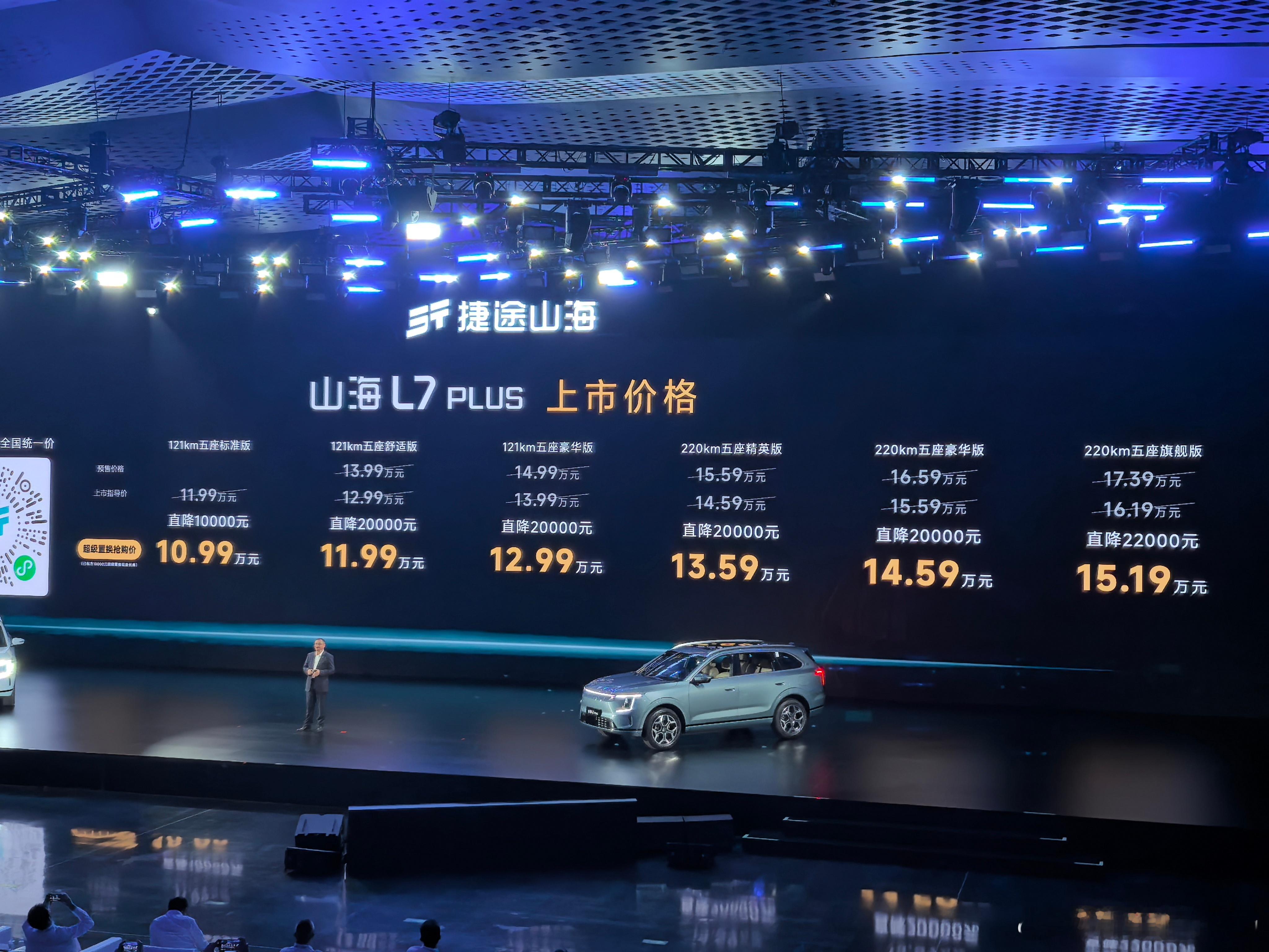 捷途山海L7PLUS售价11.99万起新车划重点8月26日，捷途山海L7PLU