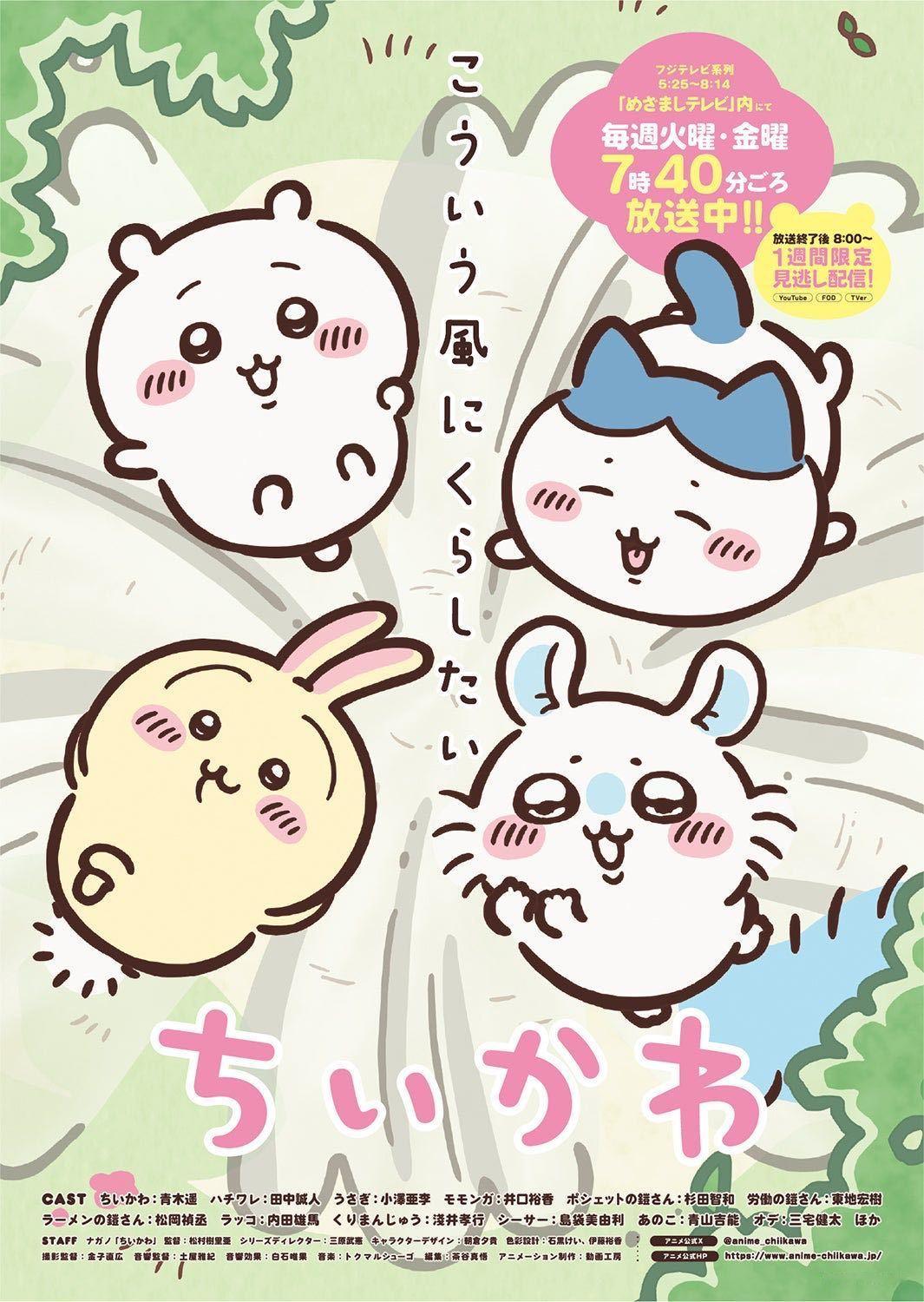 动漫chiikawa动画回归chiikawa动画回归，又可以看到萌萌哒