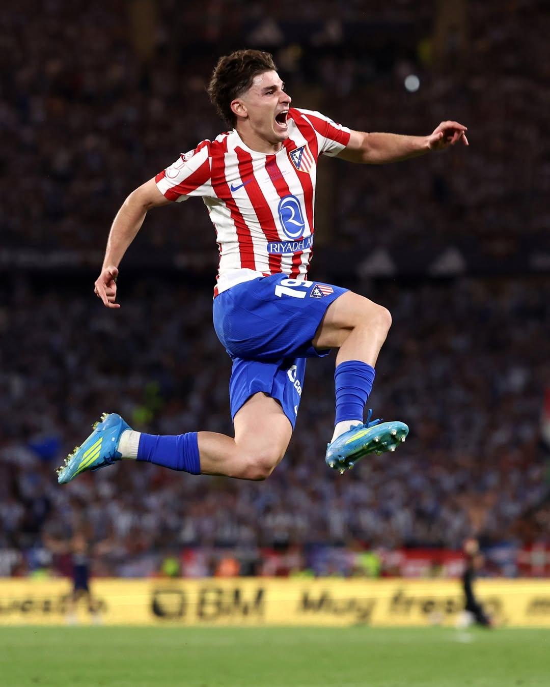 🕷️小蜘蛛，势不可挡！🤟📊阿尔瓦雷斯在马竞1:1战平阿森纳的欧冠半决赛