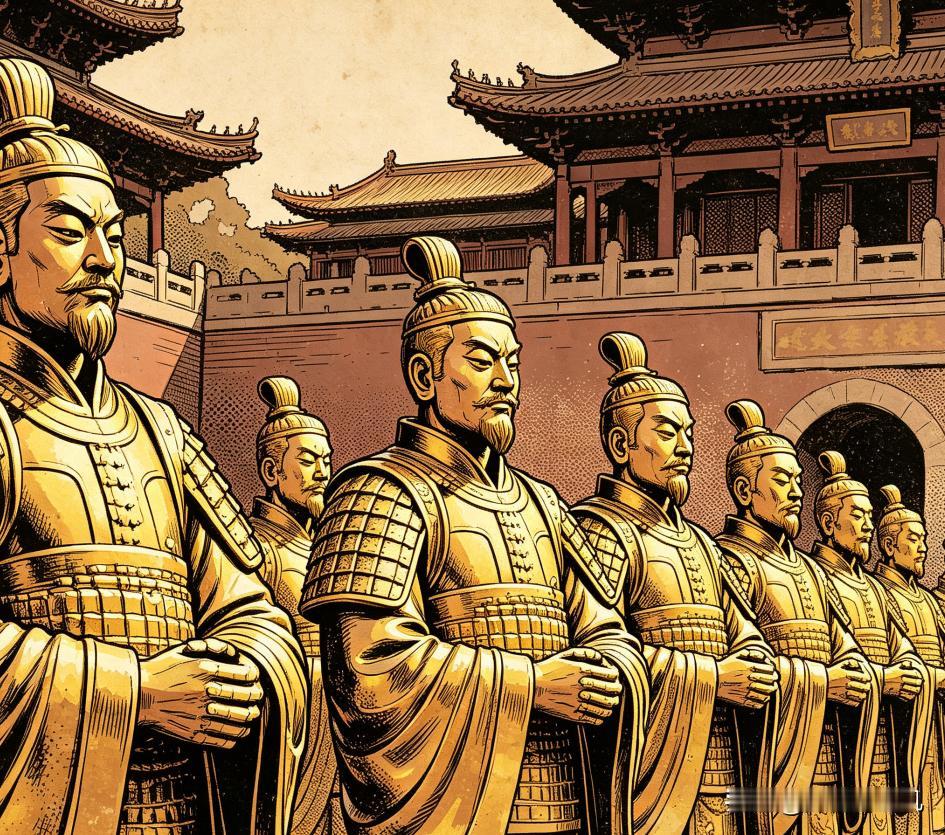 秦始皇铸造的“十二金人”，也许根本不是“人”！史料记载了一件怪事，让这桩千古谜案