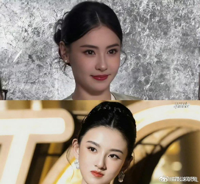 怪不得有人拿张柏芝跟宋祖儿比，这脸好像啊，好比一个模子里刻出来的，骨相太惊艳了
