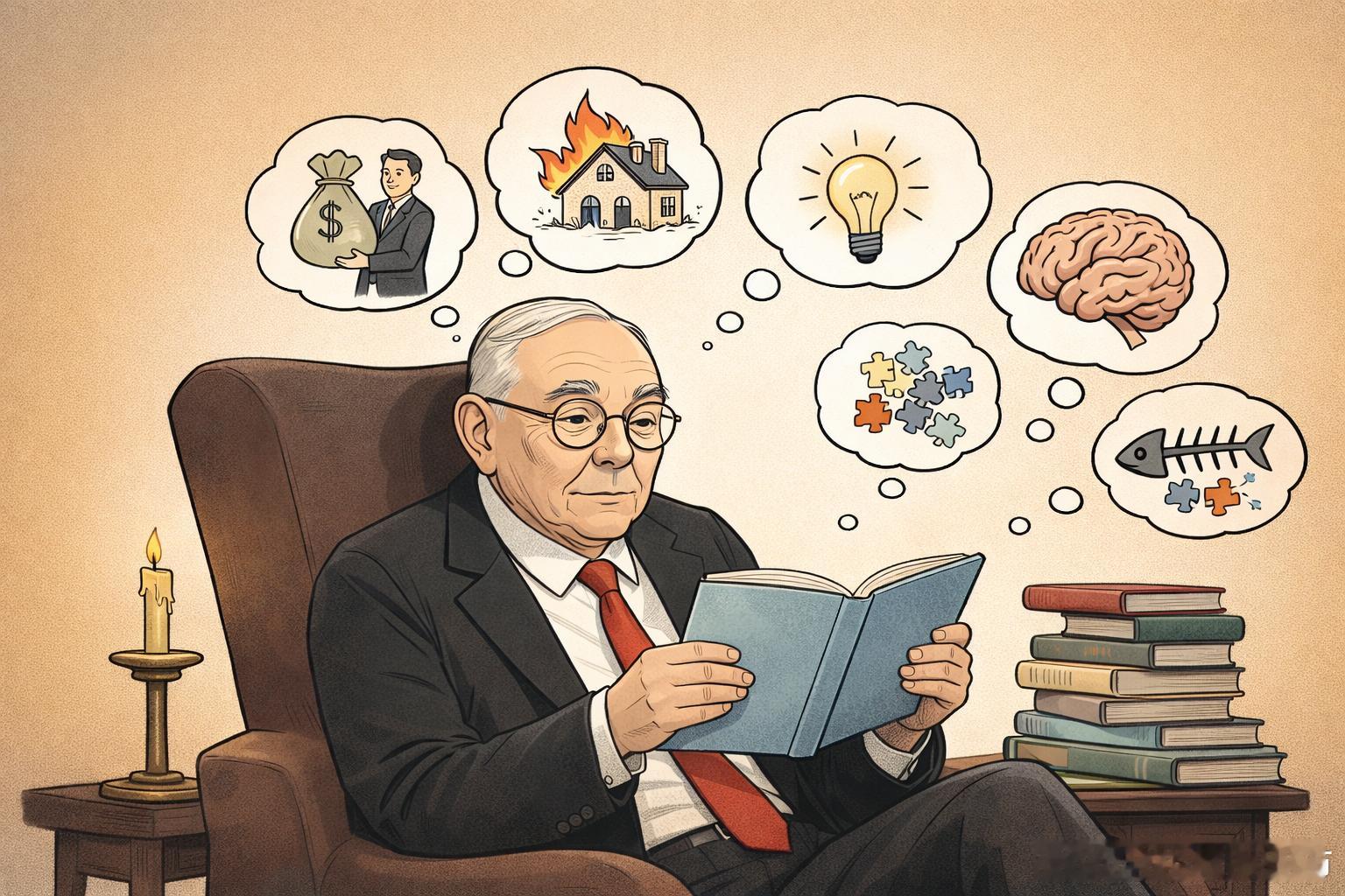 老牛的子夜沉思查理·芒格最狠的智慧：把复杂世界想简单，把简单原则做到底查理·芒