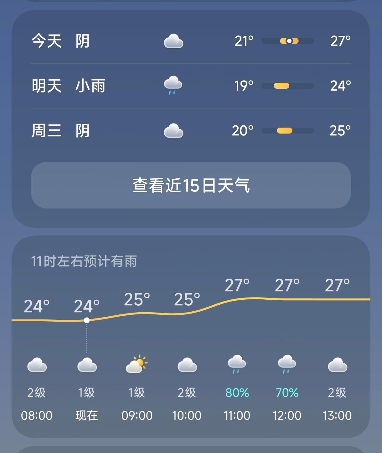 好啊，俺们福建开始降温了​​​