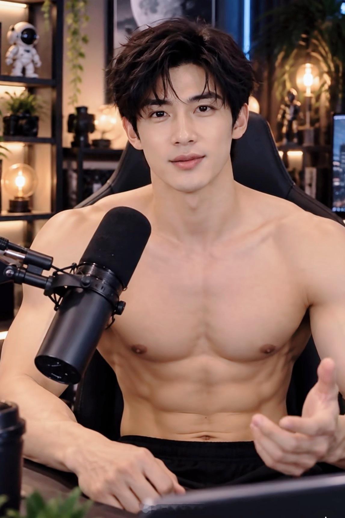型男帅哥窝直播型男​​​
