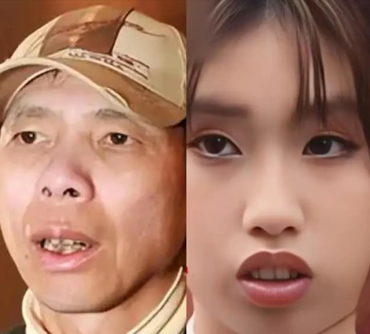 真是不得不感叹基因玄学，冯小刚养女徐朵越长越像冯小刚了！上周徐朵发的自拍里，她乱