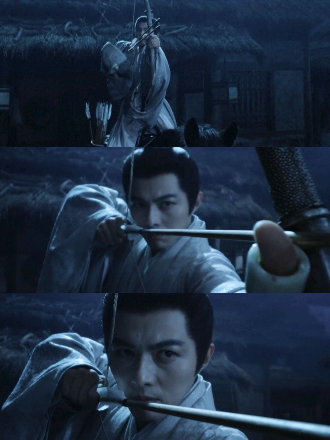 长安二十四计叶祖新射箭镜头帅成啥了叶祖新长剧质感藏兵巷巷战射箭的镜头美学绝了