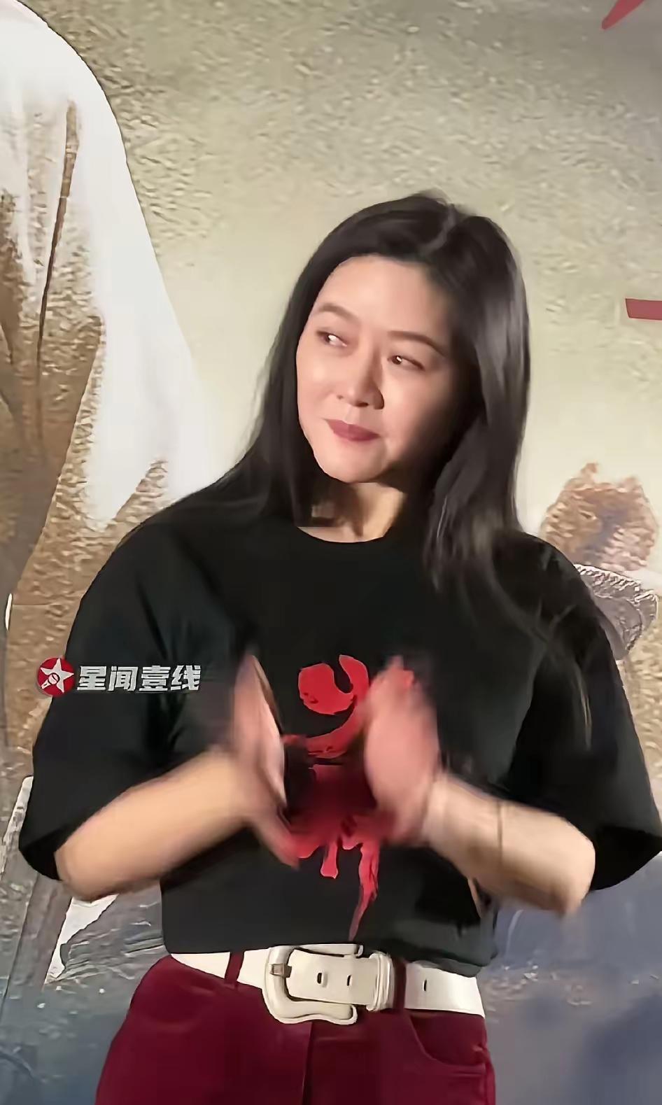 那些造谣者出来说几句！不是说田海蓉被电影《火种》除名了吗？不是说被AI换脸了吗