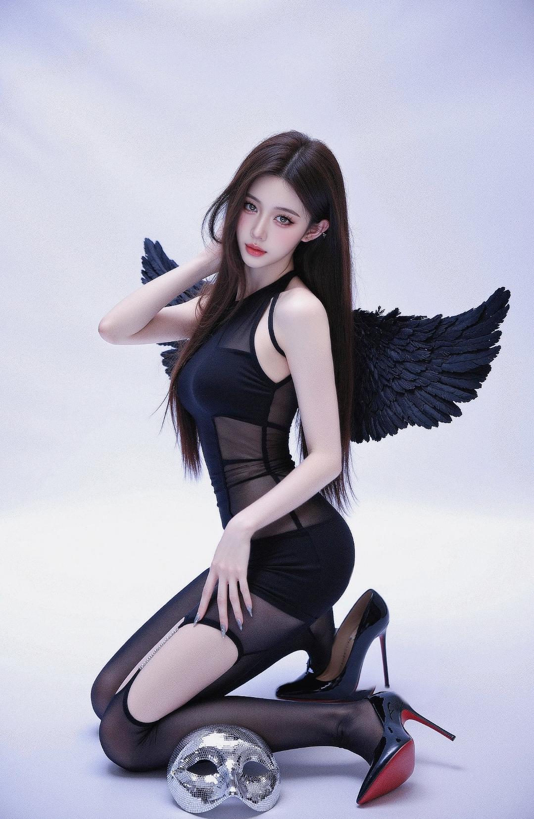 天选coser cosplay天花板 红底高跟鞋 这是天生的cos圣体...