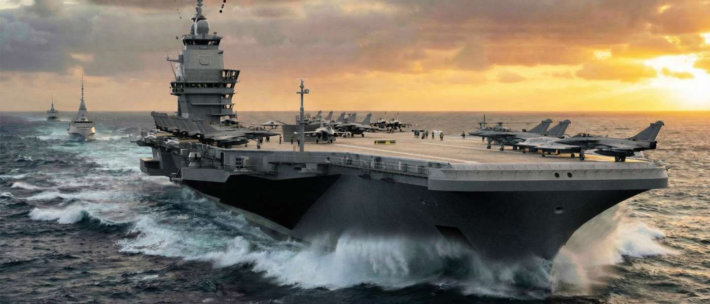 2026年的法国预算草案确认为法国下一代PA-NG航母安装第三条电磁弹射器，法国