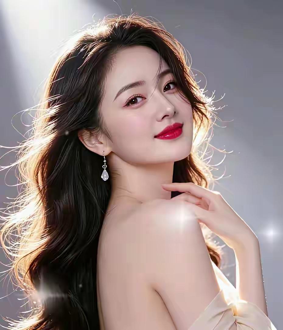这姑娘真美，发型好飘逸！