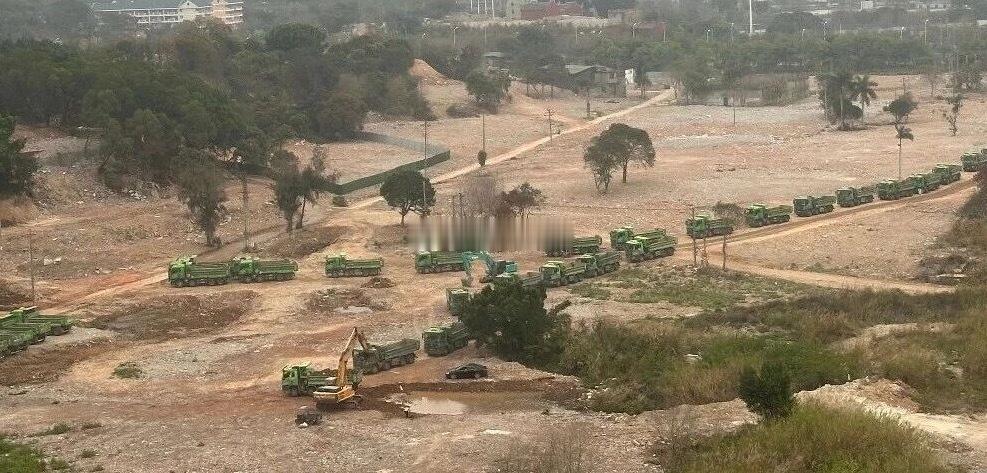 新建的福州南湖公园正在进行土方开挖预计2028年年中建成开放