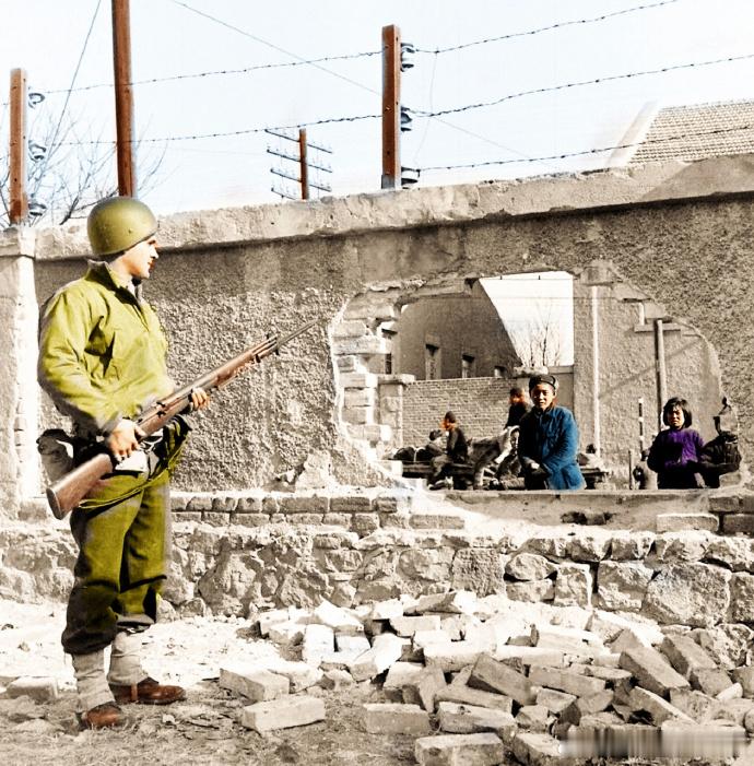 1946年美国大兵进驻青岛