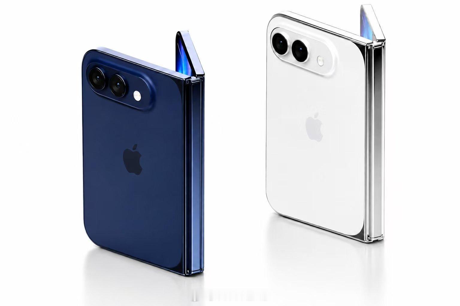 iPhoneUltra最新渲染图，外观设计和屏幕比例跟之前的爆料一样，横向双