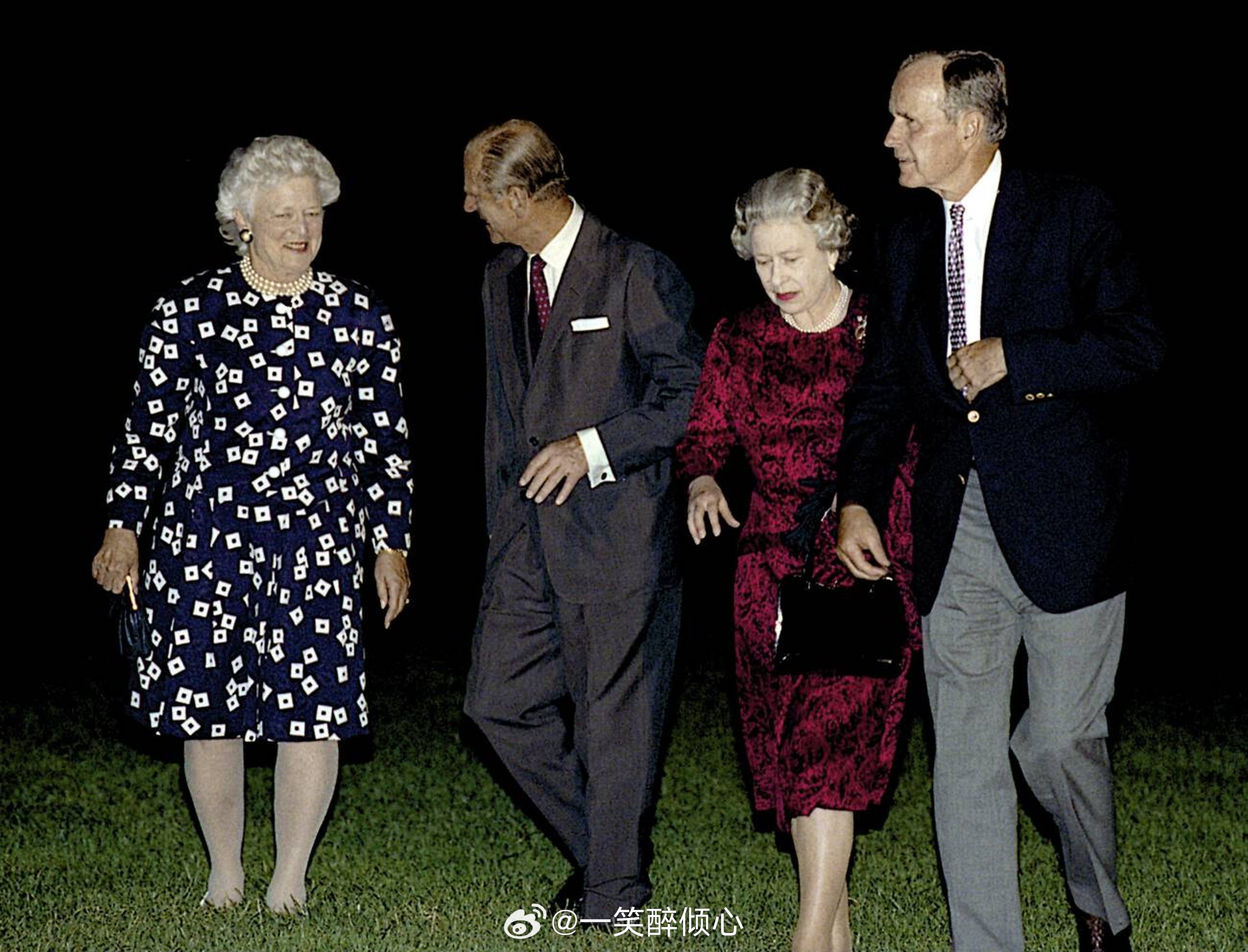 英国王室1991年5月16日，在美国总统GeorgeH.W.Bush和第一