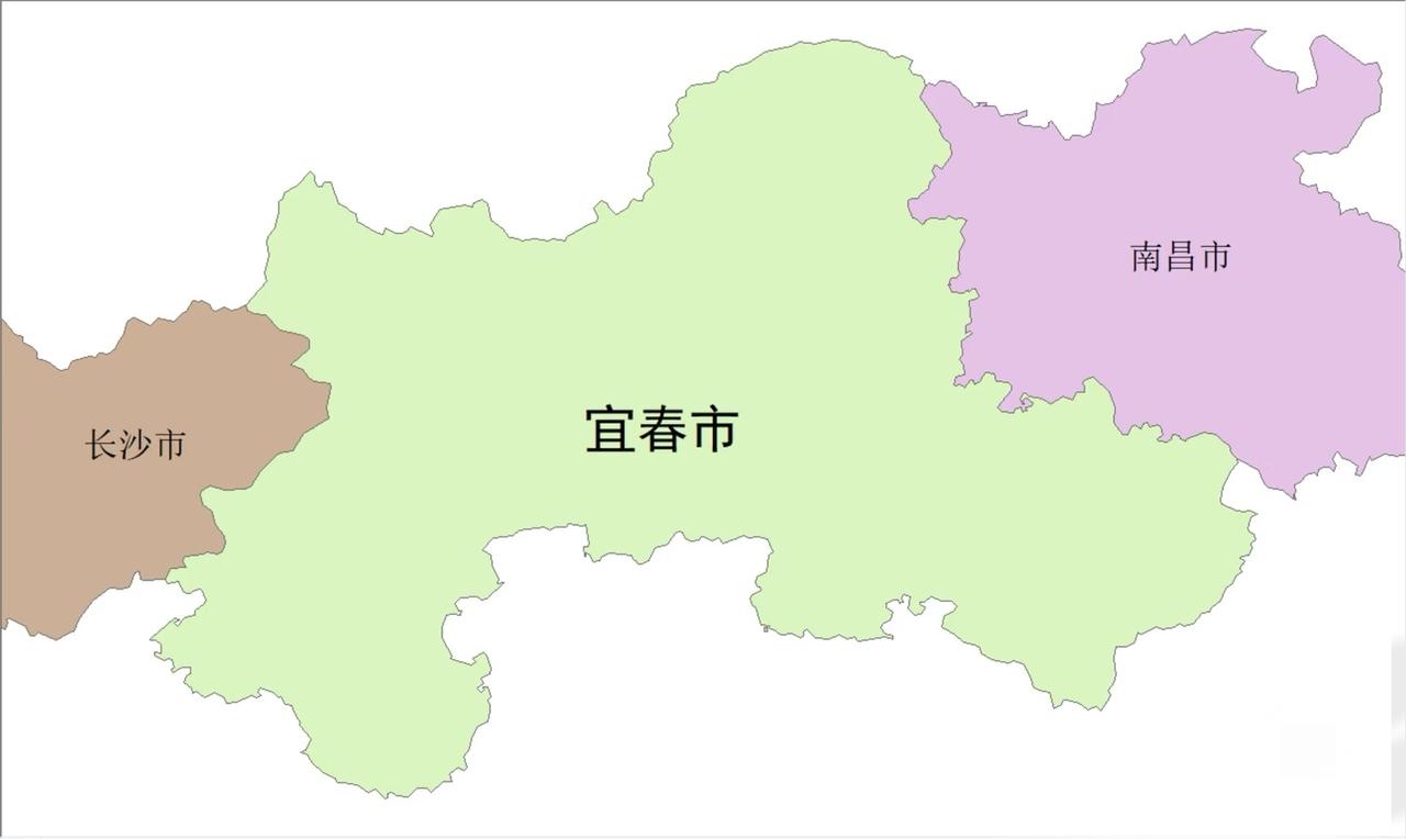 惊到了！长沙和南昌居然只隔了一个市？谁懂啊家人们！今天才发现一个离谱的地理冷