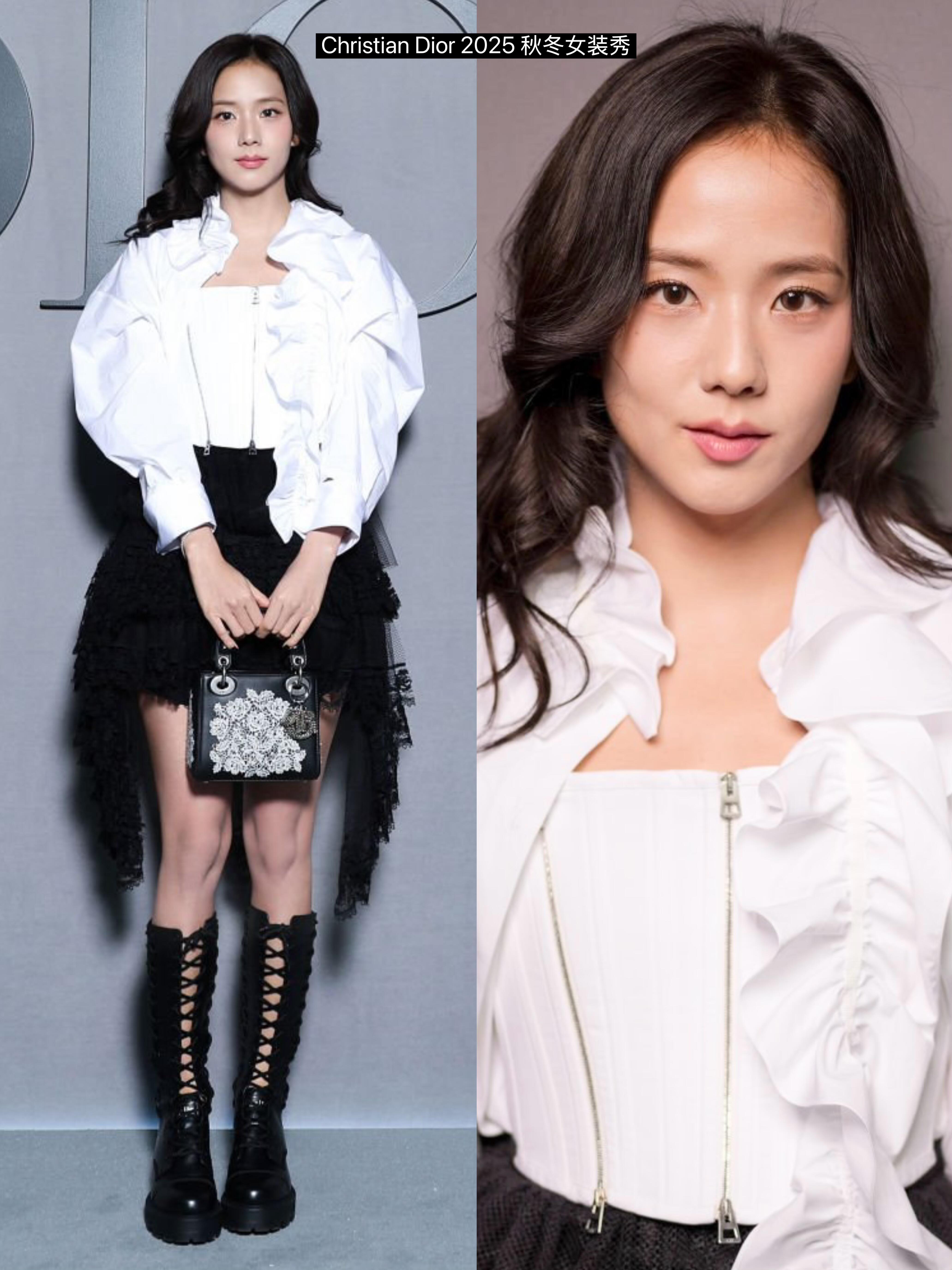 Jisoo第13次来巴黎看Dior秀，生图也好美
