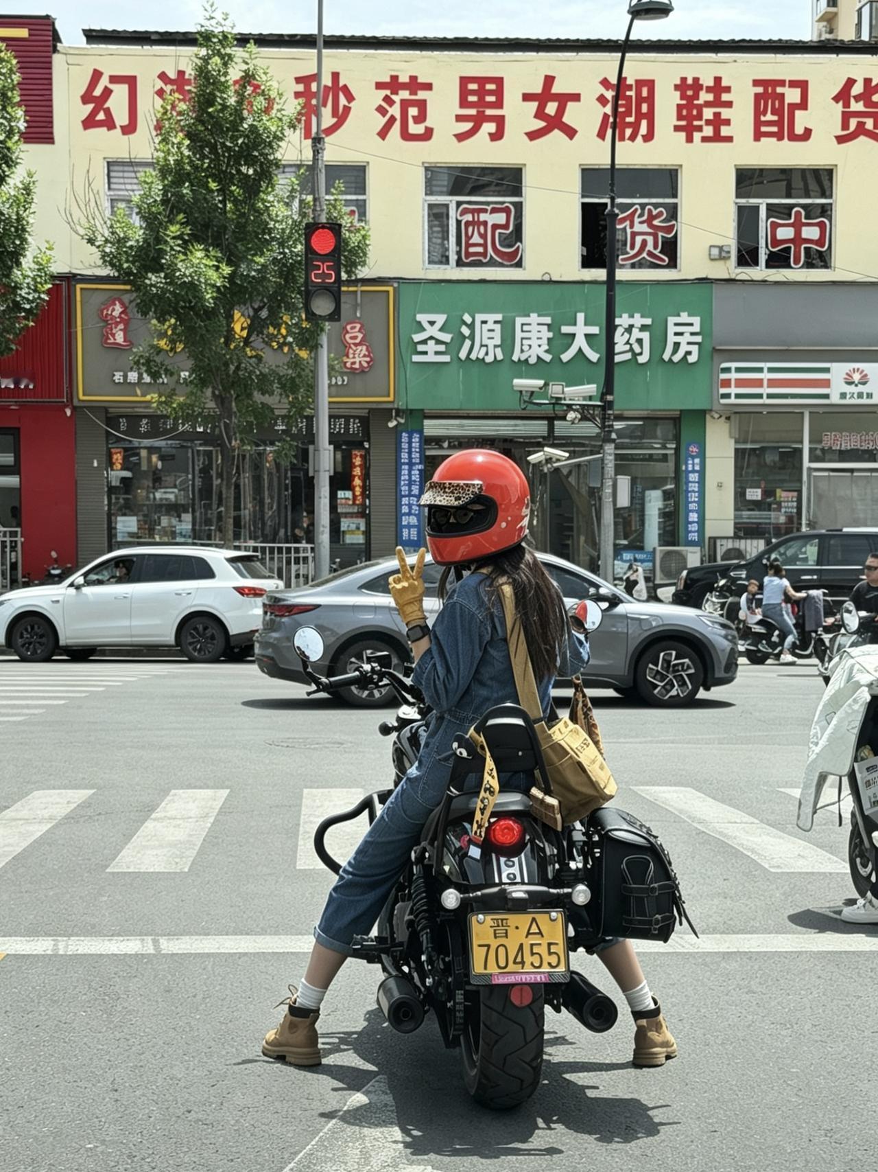 红灯路口随手拍两张别再问我是不是只会摆姿势了金吉拉这台巡航的低扭和操控我比