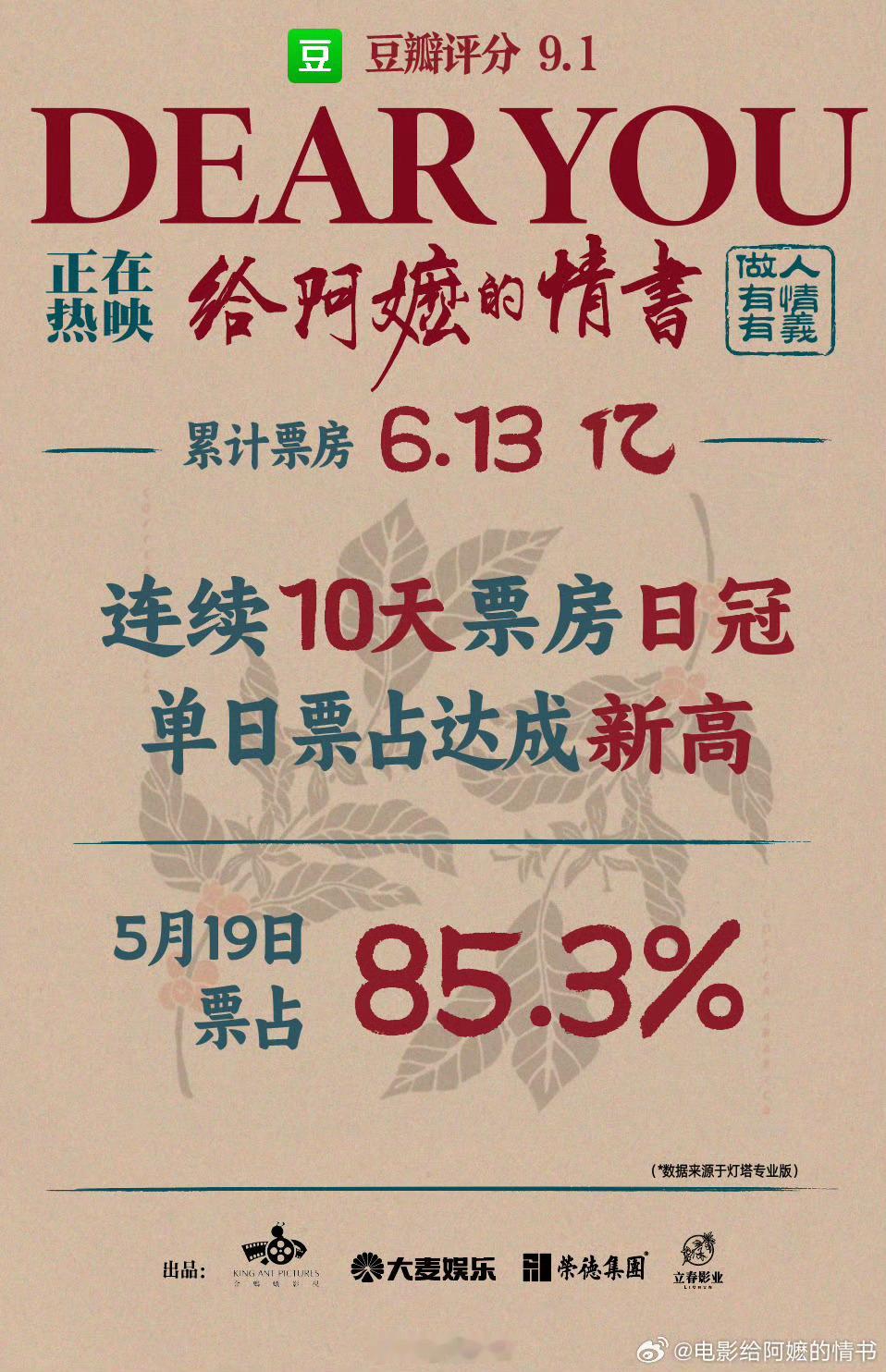 有没有发现一个事情很有趣？为什么明明《给阿嬷的情书》民间一致赞誉，但电影圈的导演