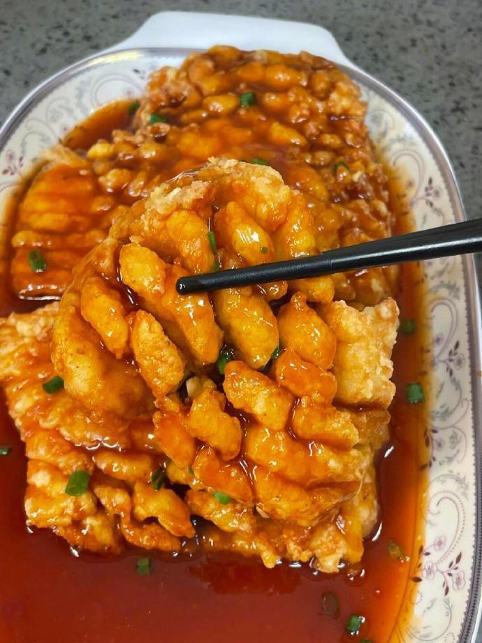 这道糖醋鱼我能吃三碗饭。我的宝藏食谱