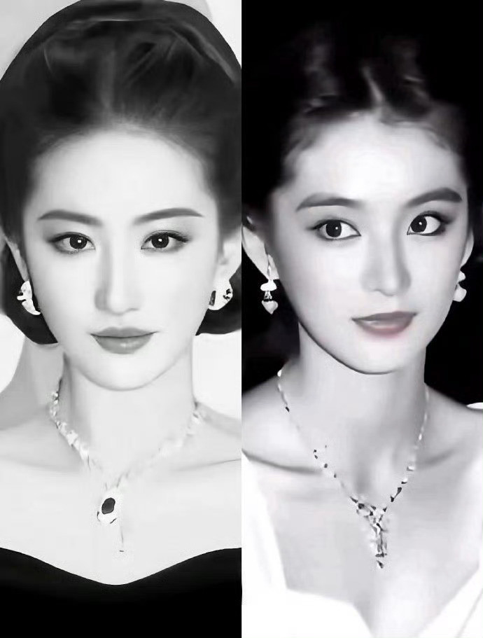 突然发现林青霞和刘亦菲长的好像，都是那种好权威好高级的脸，怪不得那么红​​​