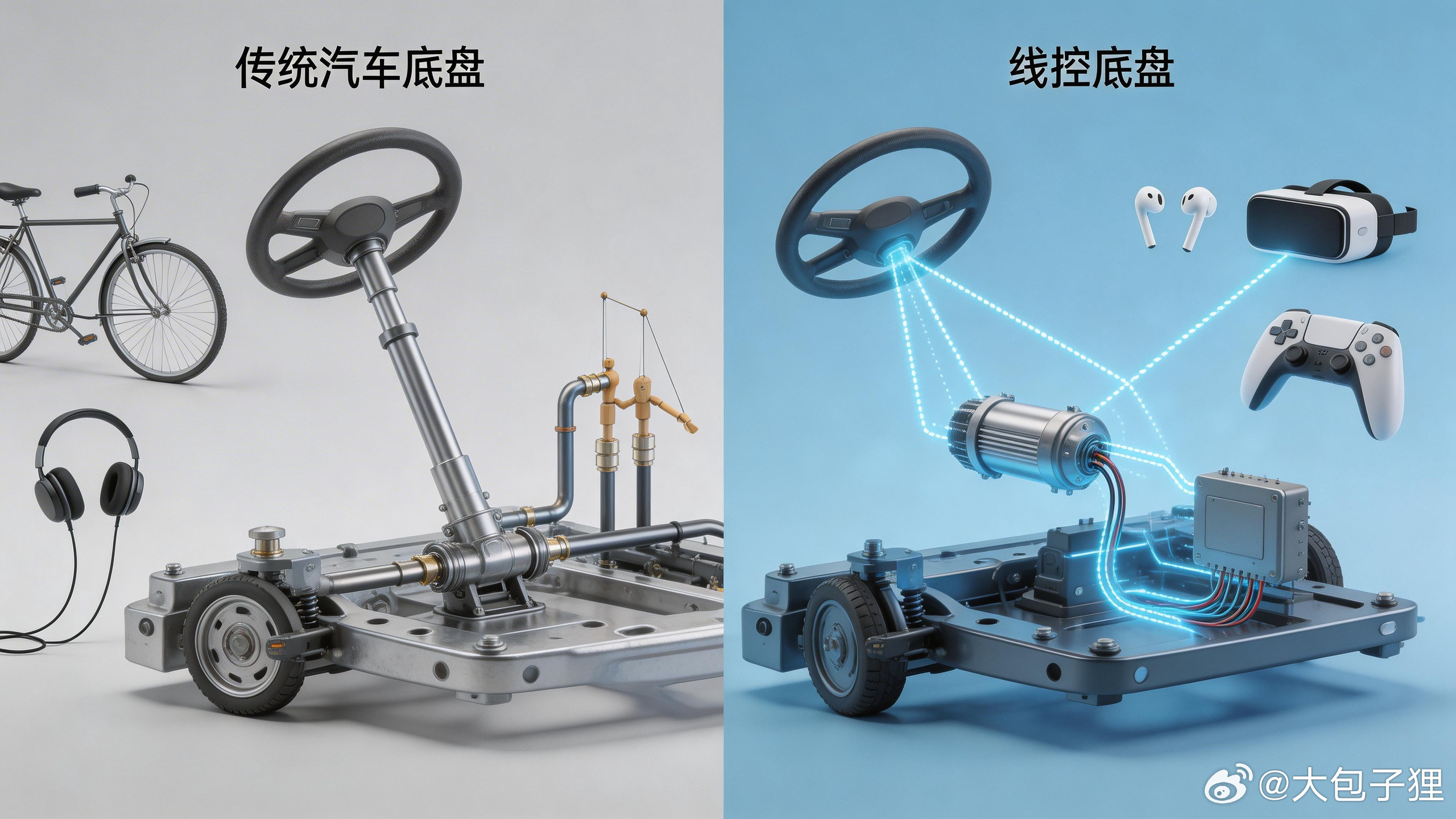 智己发了线控方向盘，结果“线控底盘”这个事儿又被拿出来说了，其实作为我个人觉得挺