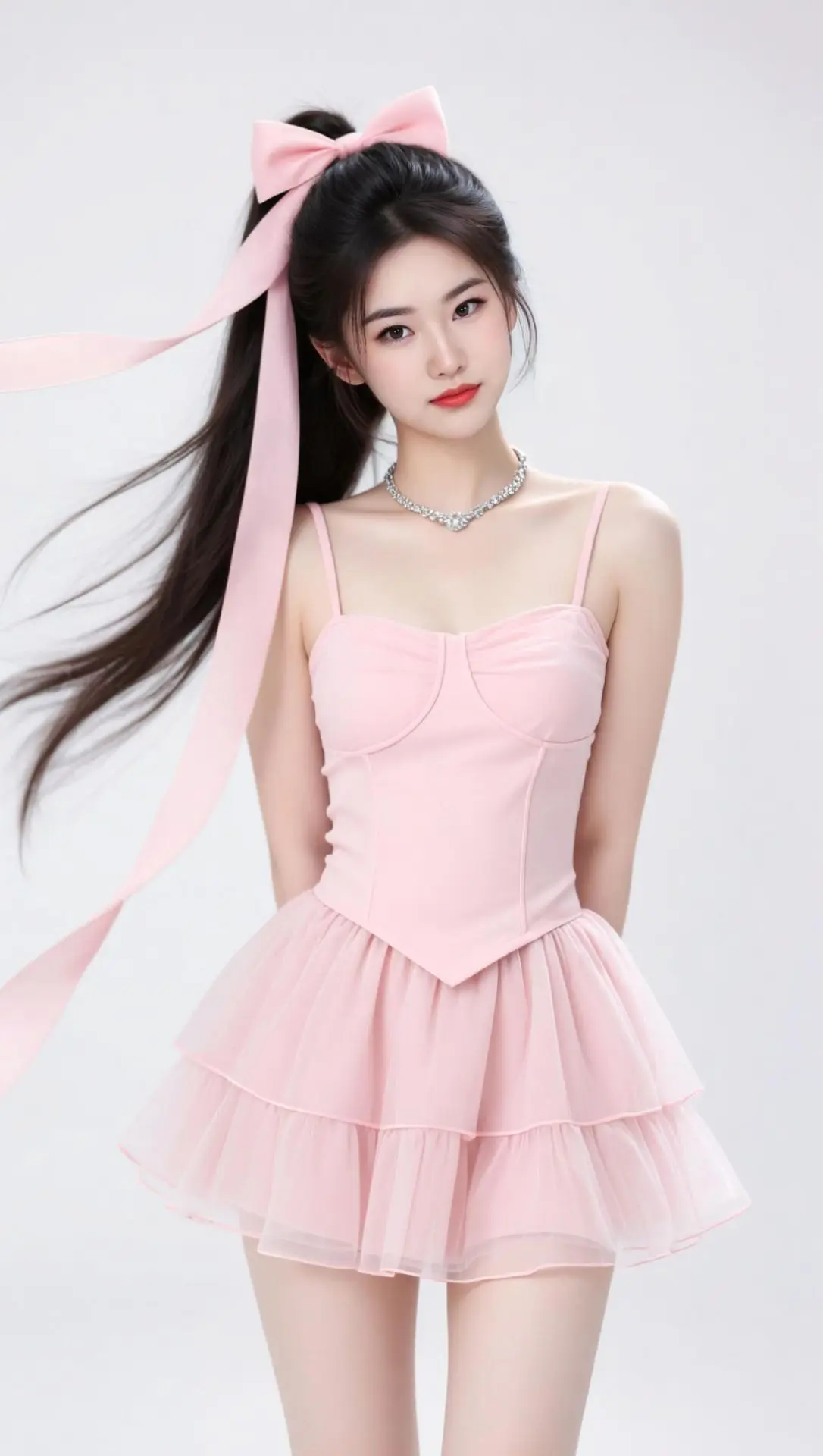 AI粉系少女写真 ai创作