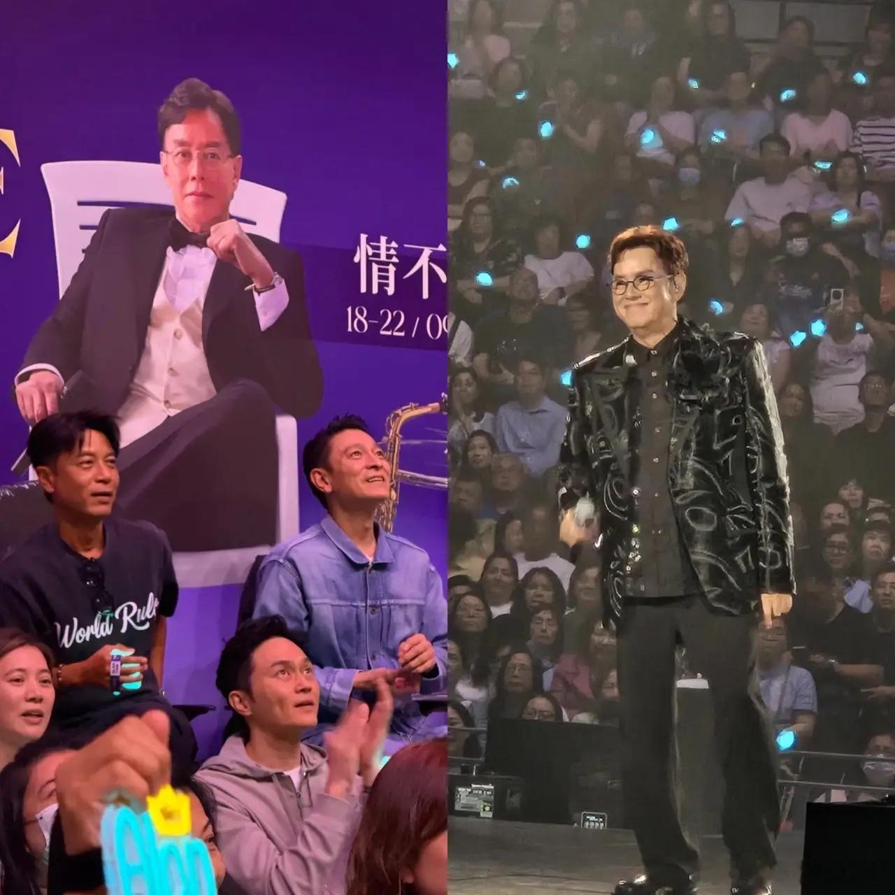 我问我老公谭咏麟开演唱会为啥大家都去捧场我老公白了我一眼说，这你都不知道，因为他可是香港乐坛整整一个