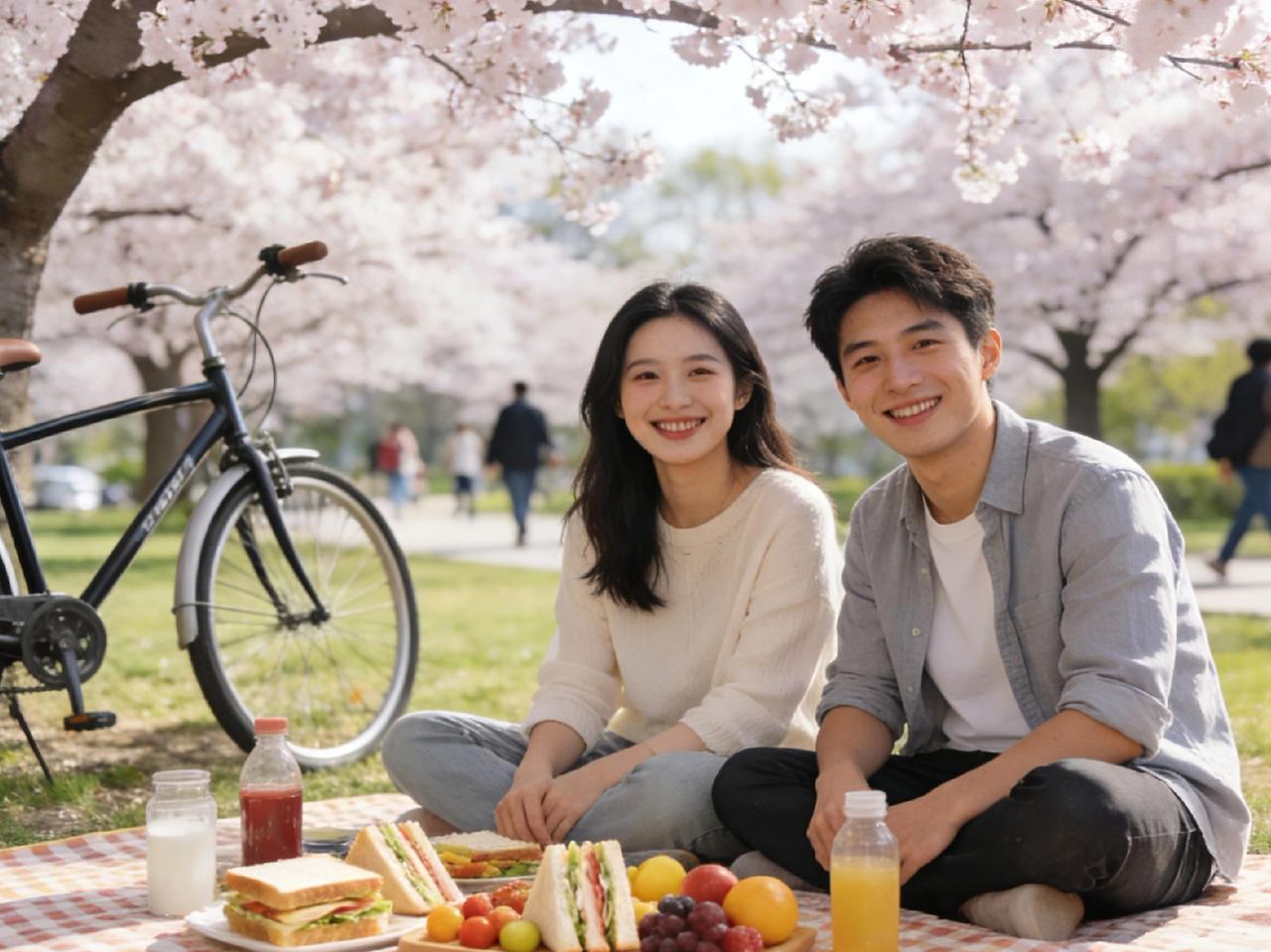 春日生活打卡季春日生活打卡季，用一场樱花野餐，解锁春天的正确打开方式！骑着单车奔