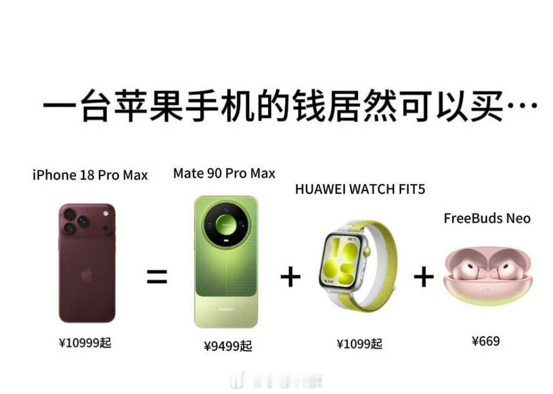 iPhone18系列和华为mate90系列大家会怎么选择？[思考]不管大家怎么选