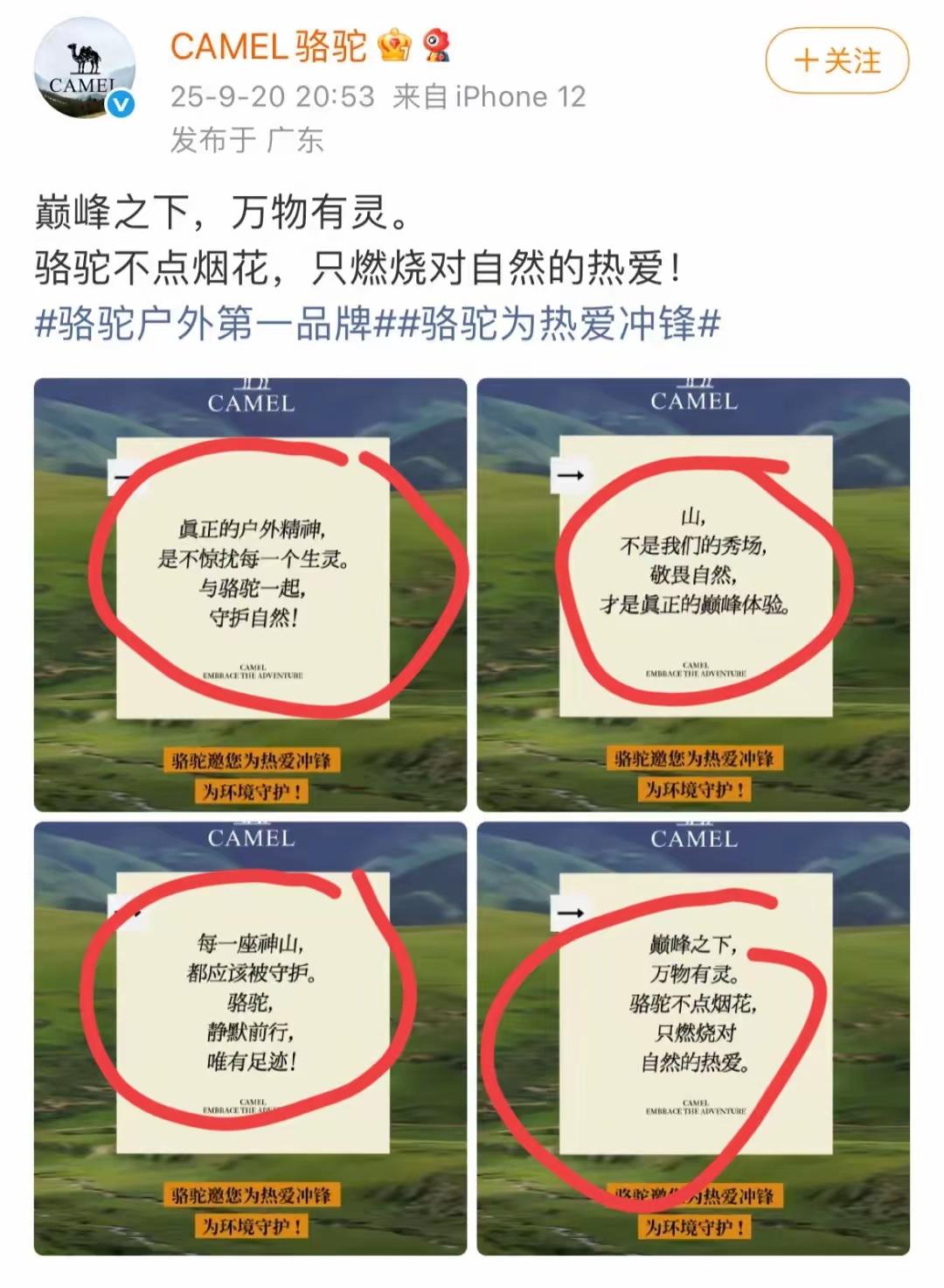 骆驼补刀，但两个品牌不在一个层次上。