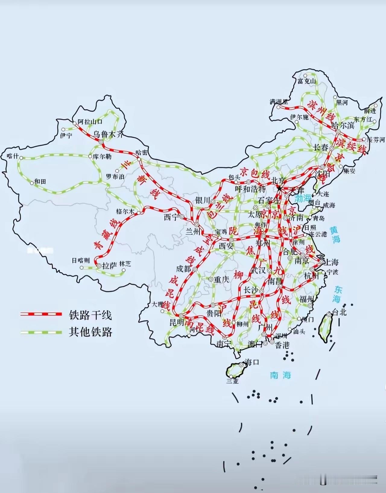全国干线铁路，湖南独占3条！湖南凭借独特的地理位置，全国干线铁路，湖南有京广，