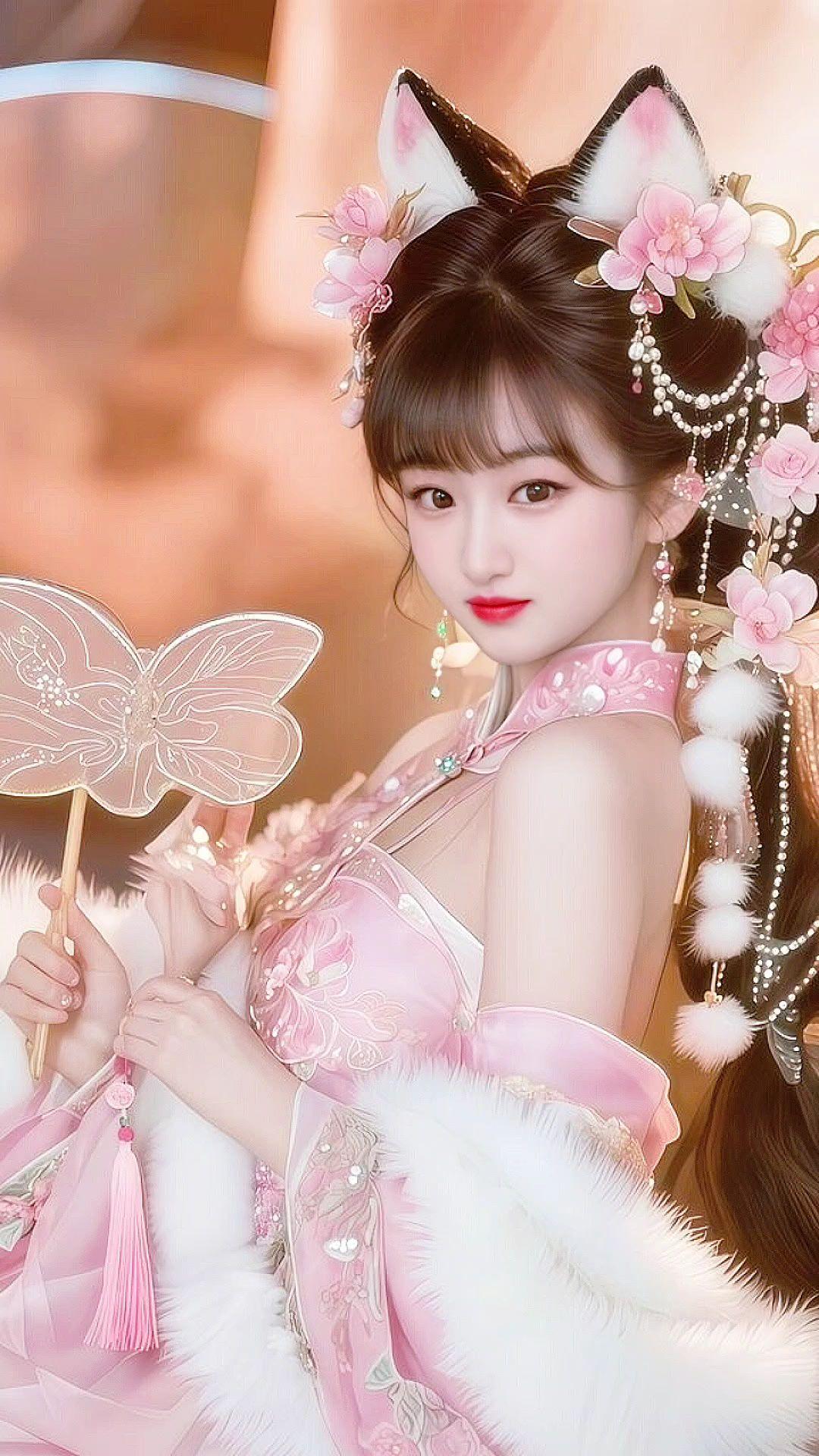 萌系古风古风少女古风甜妹清纯甜美狐妖小红娘