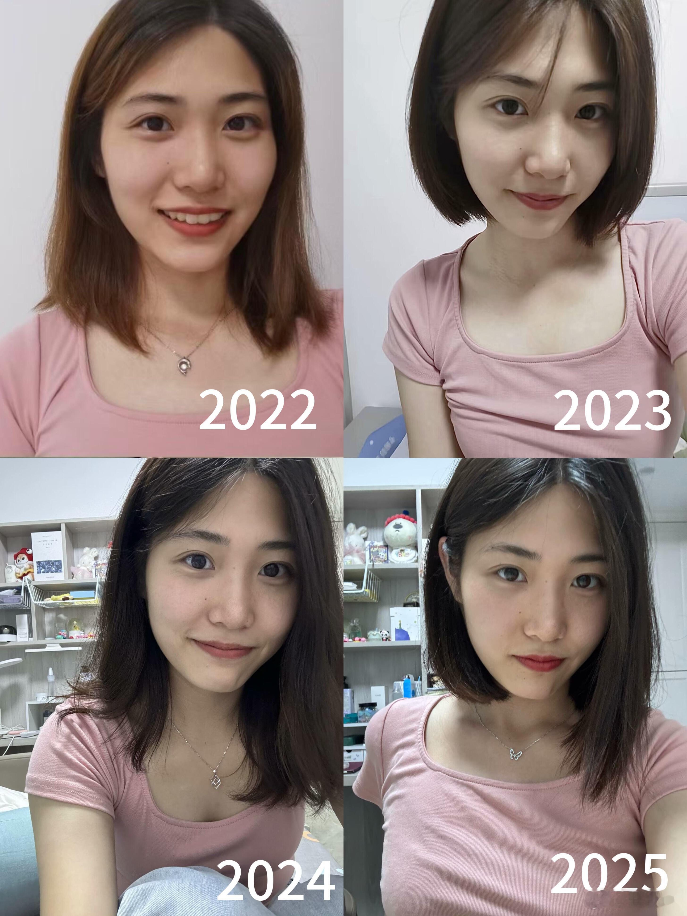 美女教师开始教书后，不同时期穿同一件衣服的样子对比，你们觉得哪一年最好看？​​