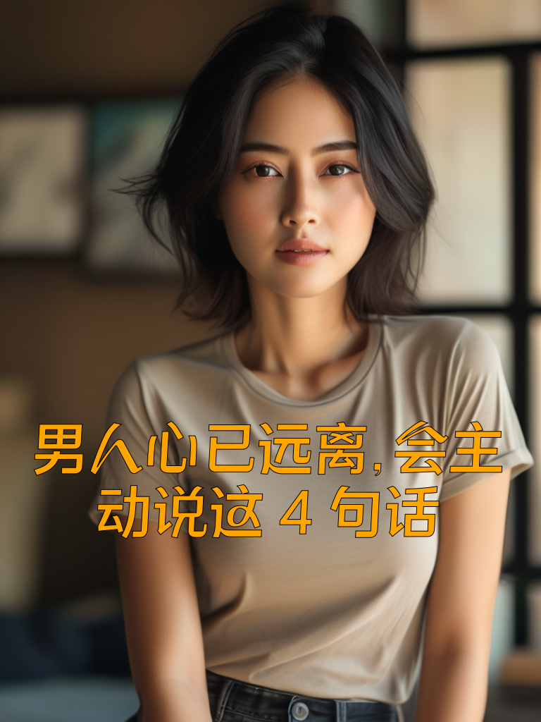 男人心已远离，会主动说这4句话