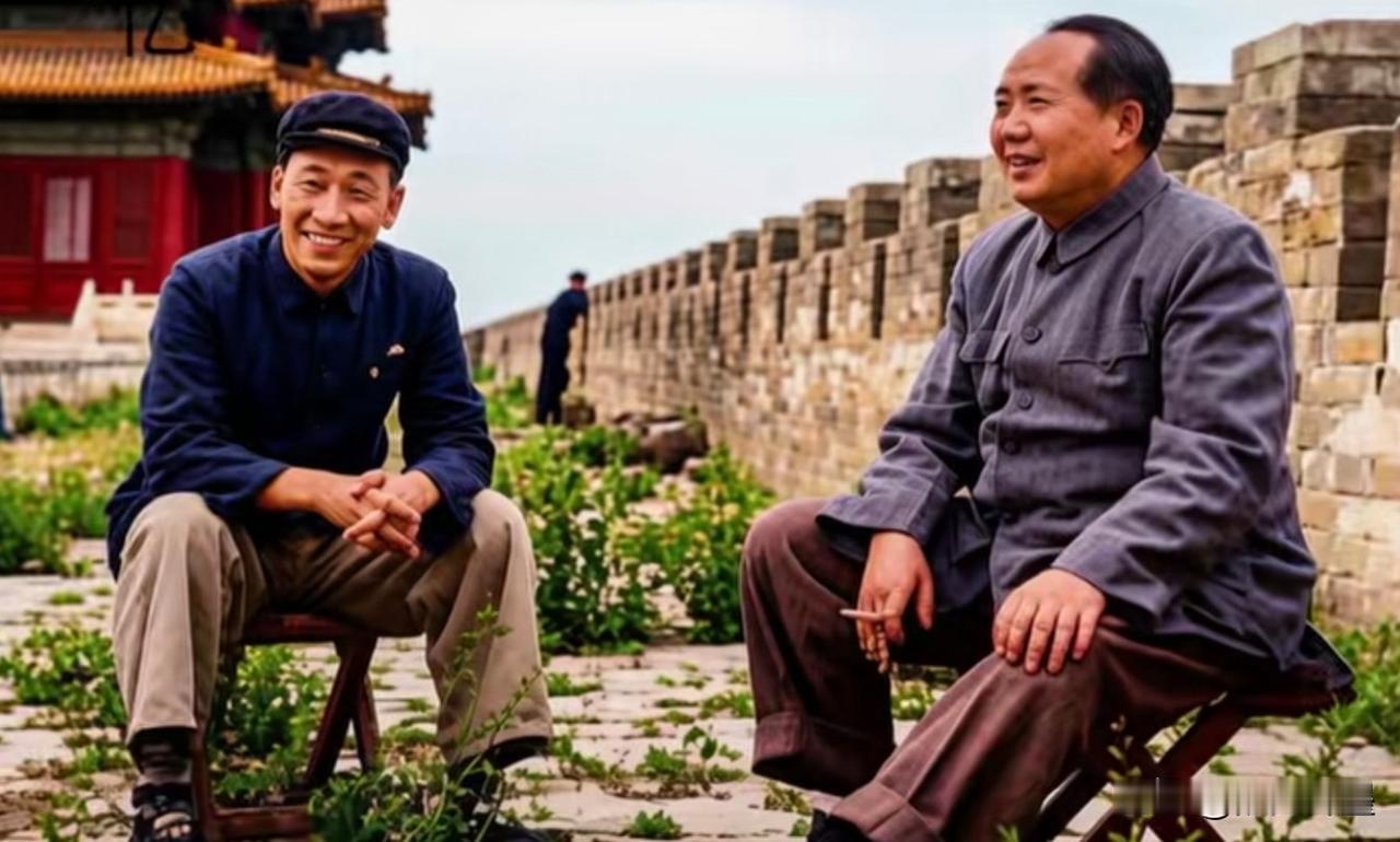 最接地气的瞬间：保卫科长和毛主席“平起平坐”1954年5月17日下午4点钟，毛