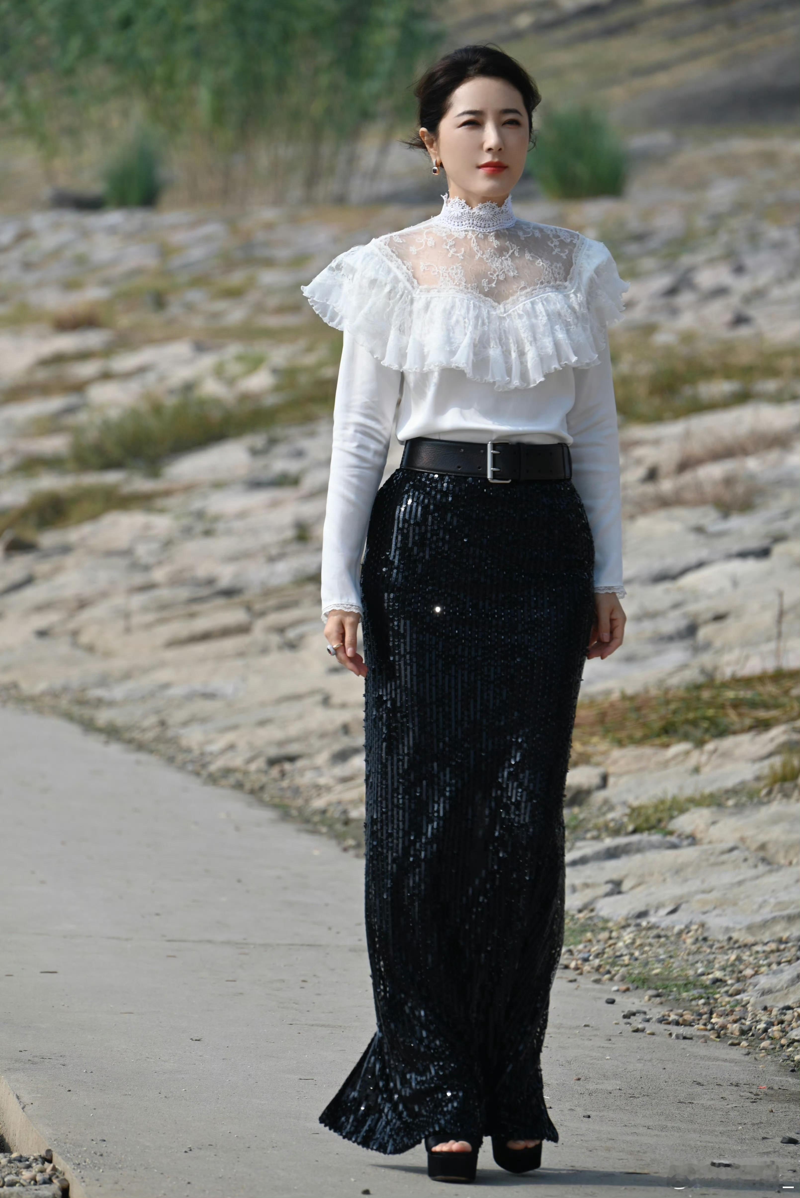 曾黎宜昌电影节外拍​​​