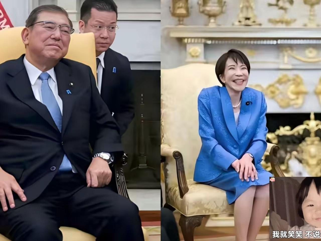 日本全网炸锅了，网友疯狂对比！两张照片火遍日本：石破茂见特朗普气场强硬、神态高傲