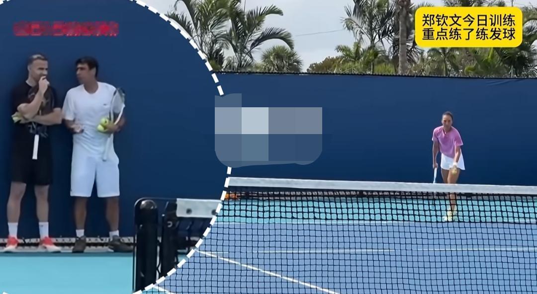 里巴教练再次出现在郑钦文的教练团队里面，这是否预示着里巴将重新回归担任郑钦文的主