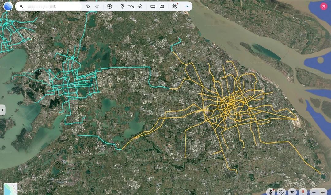 苏州与上海已完成三条轨道交通对接分别是苏州11号线对上海11号线苏州水乡城际