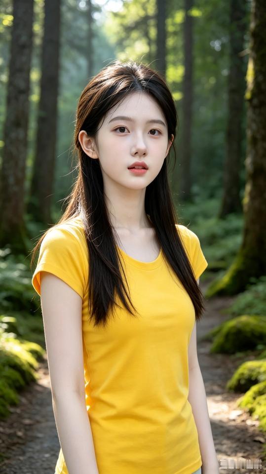 森林之中的美女一眼沦陷的神级美图高清漂亮壁纸分享